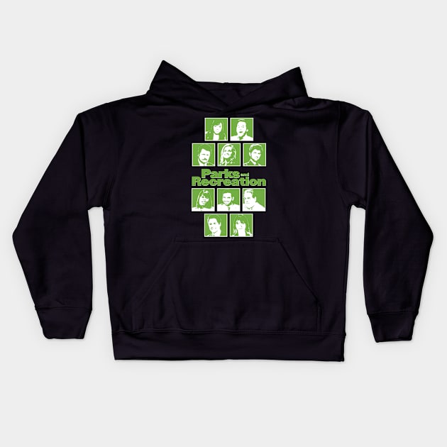 Parks and Recreation Kids Hoodie by Grayson888